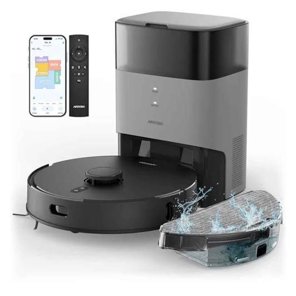 Airrobo T20+ robot vacuum and mop self-emptying lidar mapping